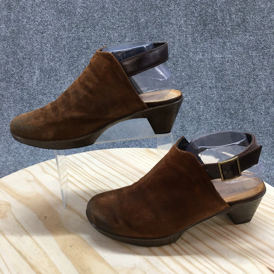 Zapatos Naot para mujer 39 con cordones de cuero marrón gancho y lazo bloque de punta cerrada Foto 2 de 4