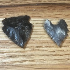 Two Stone Points Arrow Heads