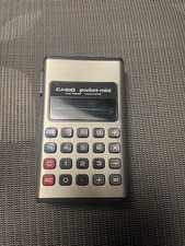 Casio Pocket-Mini Calculator Electronic P-810 Vintage Tested Working