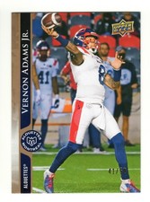 2021 UD CFL Vernon Adams Jr. #58 GOLD Montreal Alouettes 41/50 Oregon