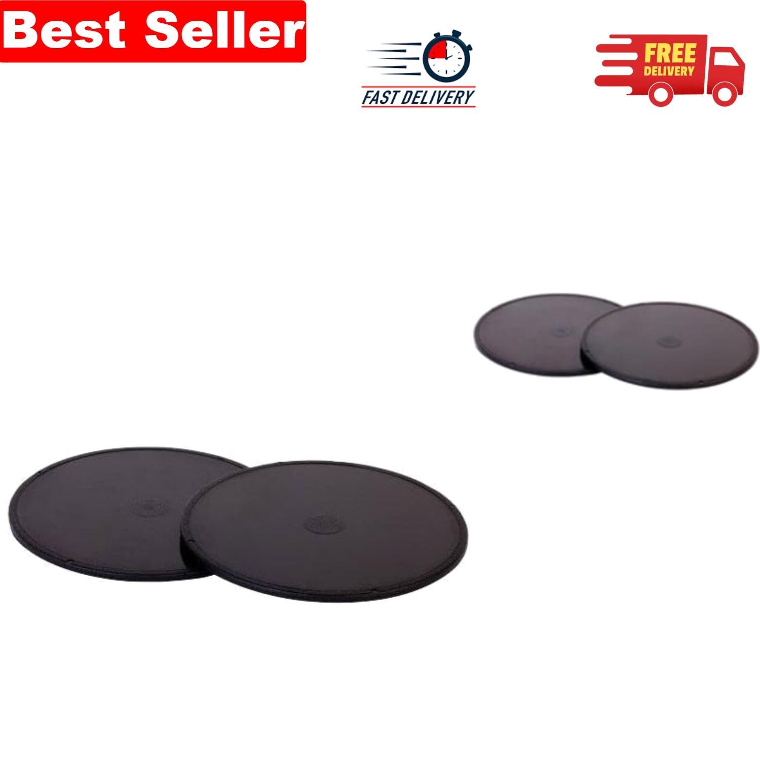 Universal Adhesive Dashboard Sat Nav Mount Disks - Effortless, Removable Design