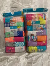 Girls Size 12 14 Underwear Hipsters 14 Pack Wonder Nation Graphic Multi-Color