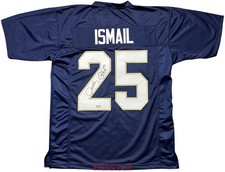 Rocket Ismail Signed Autographed Notre Dame Blue Custom Jersey TRISTAR