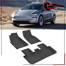 Fits 2026 Tesla Model Y Juniper 5/7 Seats All Weather 3D Floor Mats Liners TPE