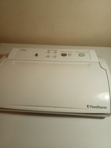 Food Saver V2440 Vakuummaschine, weiß, Easy Lock Verriegelungssystem, Freisprecheinrichtung