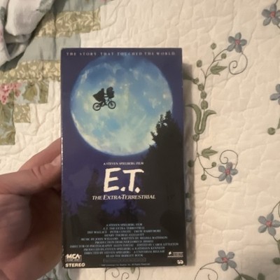 MCA Home Video E.T. the Extra-Terrestrial VHS 1982 Drew Barrymore Sci-Fi PG NTSC