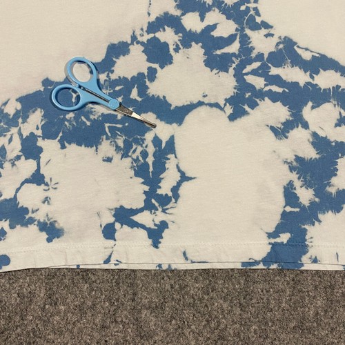 Camiseta John Varvatos Star USA Tompkins Tie Dye Adulto Mediana Blanca Azul Informal - Imagen 17 de 20