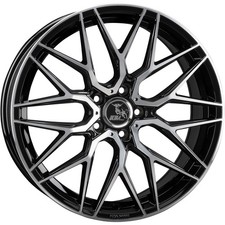 18" Ultra UA1E Alufelgen Black Front Polish 5x112 für Audi A3 Sportback 8P 8PA
