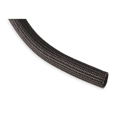 TECHFLEX FGN0.25BK10 Sleeving,0.250 In.,10 ft.,Black 2RLU1