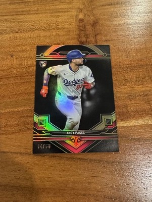 Andy Pages 2024 Topps Triple Threads Onyx Variation /50 Rookie RC NRMT+ Dodgers