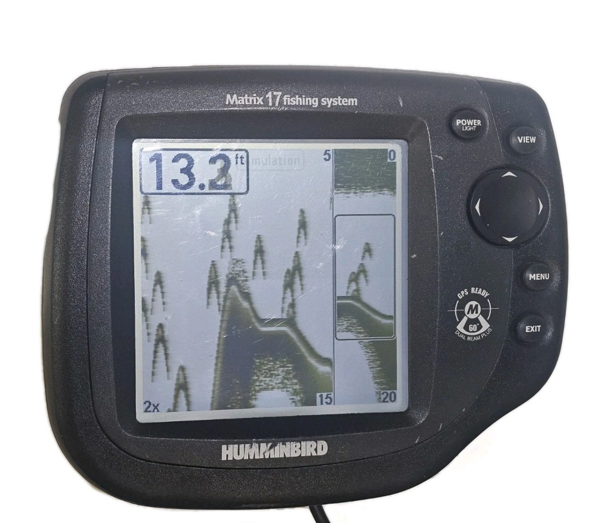 Humminbird Matrix 17 Head Unit Fishfinder Sonar 30DAY WARRANTY | eBay