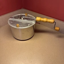 WHIRLEY POP Popcorn Popper Wabash Valley Farms Stovetop 6 Quart（40）