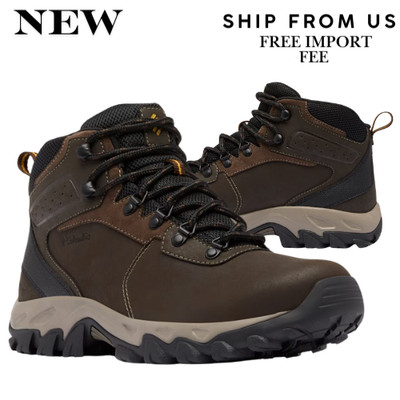 Columbia Men s Newton Ridge  Plus II Waterproof Hiking Boot Cordovan/Squash