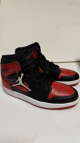 NIKE Men 9.0US Air Jordan 01 Made 1 Retro Aj1 Chicago Bulls 136066-061 Do Red - Picture 1 of 10