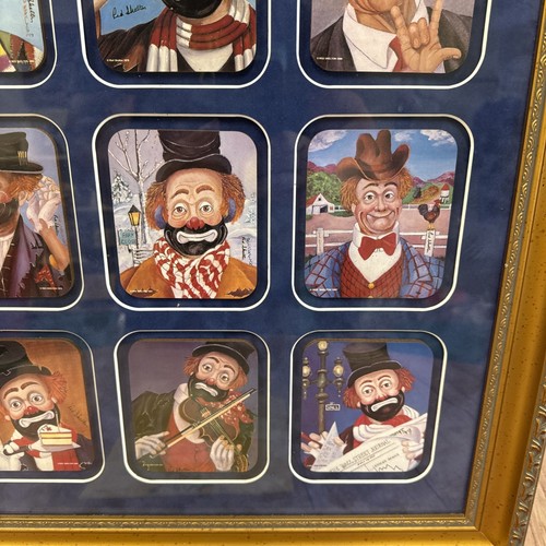Red Skelton ‘A Frame of Coasters’ reproduction of paintings-12 coasters. Papers - Picture 6 of 9