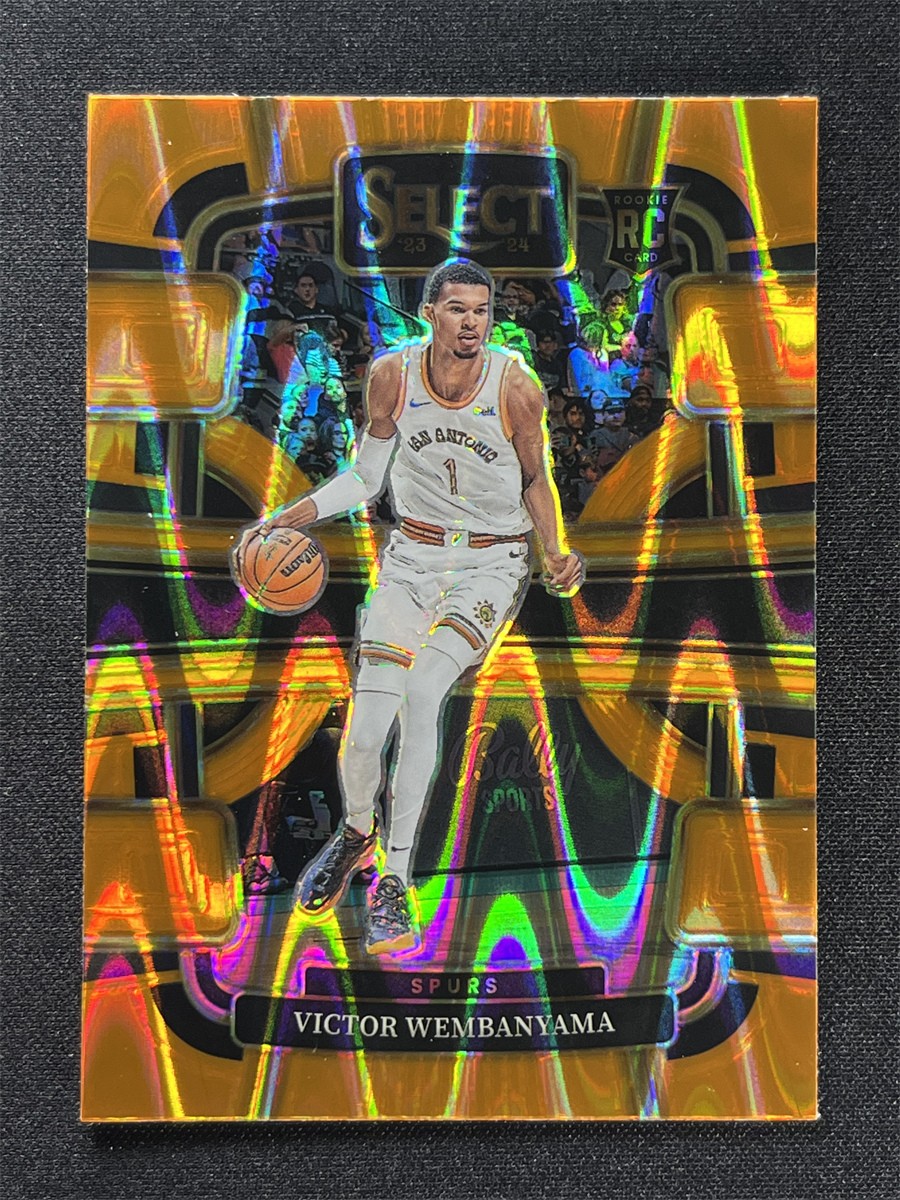 2023-24 Panini Select Victor Wembanyama #87 Concourse Orange Tectonic RC &04031