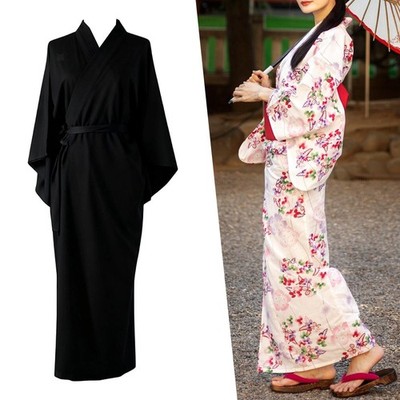 Kimono Bademantel Schulterüberwurf SPA weiche japanische Unterwäsche Pyjama Damen