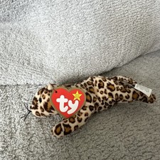  VINTAGE TY Beanie Baby "Freckles The Spotted Leopard" 1993 Retired with Tags
