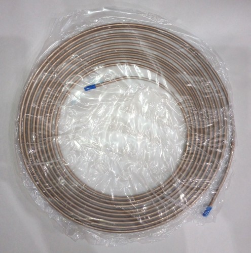 1/4" OD x 25 ft Soft Copper Refrigeration Tubing Coil HVAC ACR C12200 ASTM B280