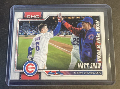 2026 Topps Series 1 Matt Shaw Walk This Way SSP #27