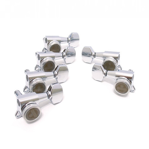 Gotoh SG381 MGT Locking Tuning Keys (set of 6) for Ernie Ball - Chrome - 4/2 - Picture 1 of 1