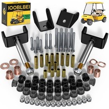 1993-UP Club Car Deluxe Repair Bushing Kit for DS, Golf Cart Front and black