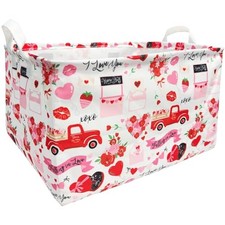 Valentines Day Baskets for Gifts Empty,Gift Baskets for Women Cute Pink RED