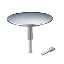Chrome Bathtub Drain Stopper Brass 70mm Adjustable Leak Proof Bath Waste