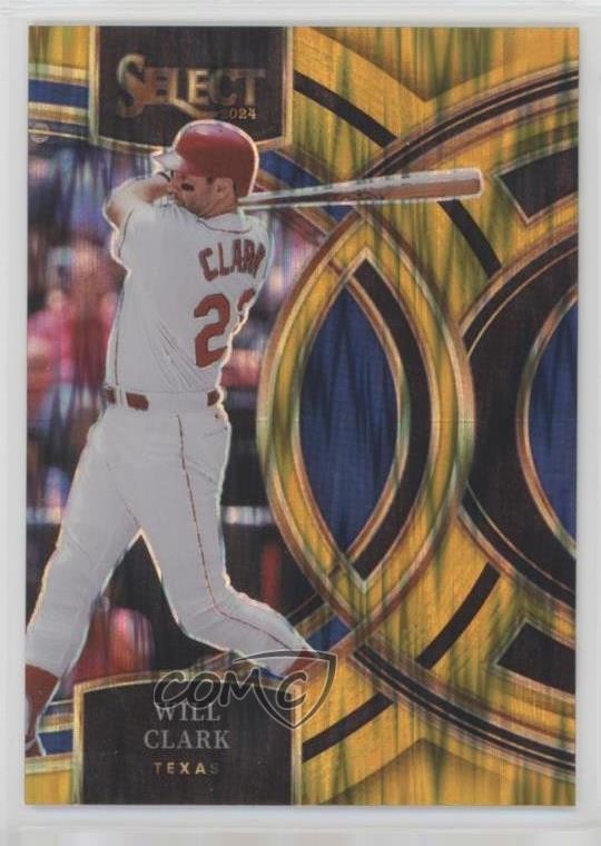 2024 Panini Select Premier Level Gold Flash Prizm 5/10 Will Clark #44 7xr
