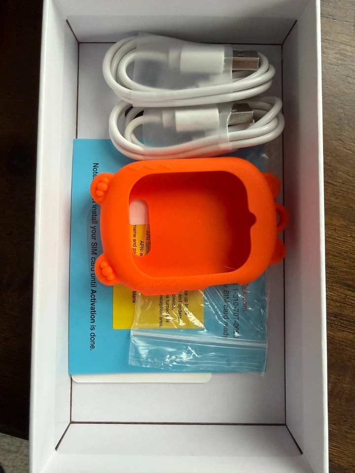 NWB OKYUK 4G Smartwatch, Kids Watch w/SIM Card, Games, SOS Emergency Call Button - Image 3 of 4