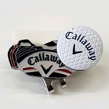 Callaway Ball Marker Marker Caddy Bag Type White Blue Minor Scratches