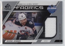 2023 Upper Deck SP Game Used 2022 Global Series Fabrics Boone Jenner #GS-20 0p6