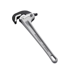 VEVOR Aluminum Straight Pipe Wrench 14 in Automatic Jaw Adjustment 60CRV Jaw