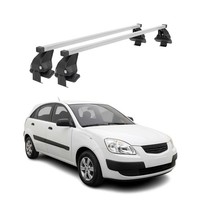 Menabo DachträGer GrundtäGer FüR Kia Rio SchräGheck 2005-2011 50Kg Stahl Grau 2X