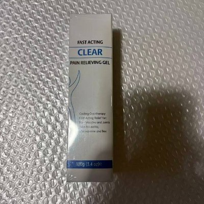 1 box ClearZal Pain Relieving Gel FastActing Cooling for SoreMuscles and Joints