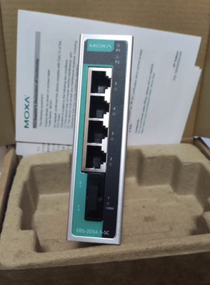 1PC New Moxa EDS-205A-S-SC-T Ethernet Switch Expedited Shipping