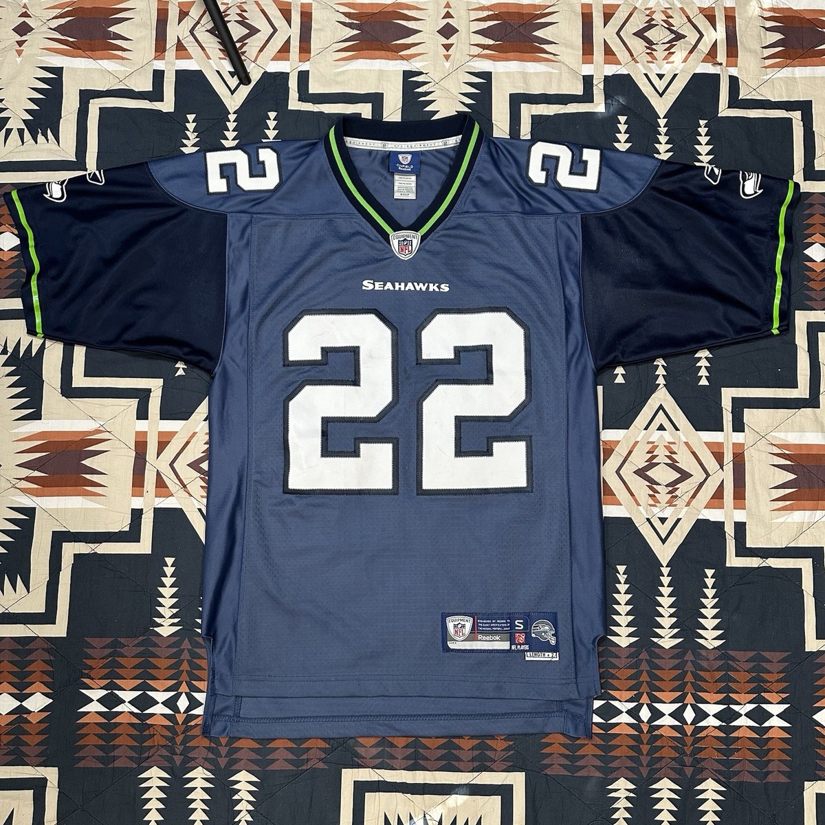 Reebok Julius Jones #22 Seattle Seahawks NFL On Field Stitched