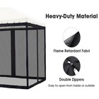 AplusChoice 10x12ft Gazebo Replacement Mosquito Netting with Zipper for Canopy — photo 5