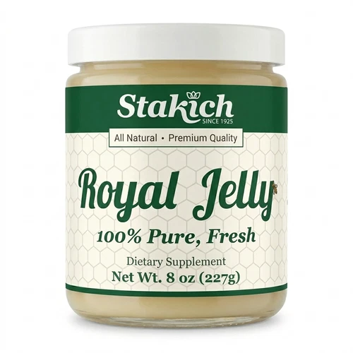 8oz FRESH ROYAL JELLY 100% نحلة خام طبيعية نقية 226،800 ملغ أفضل جودة SALE