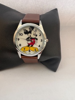 Mickey Mouse Unisex Quarz Lederarmband Uhr
