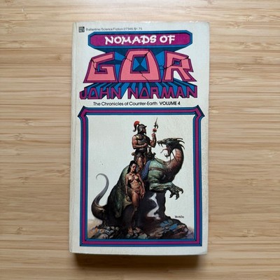 Nomads of Gor #4 by John Norman 1977 PB Vintage Fantasy Vallejo Cover