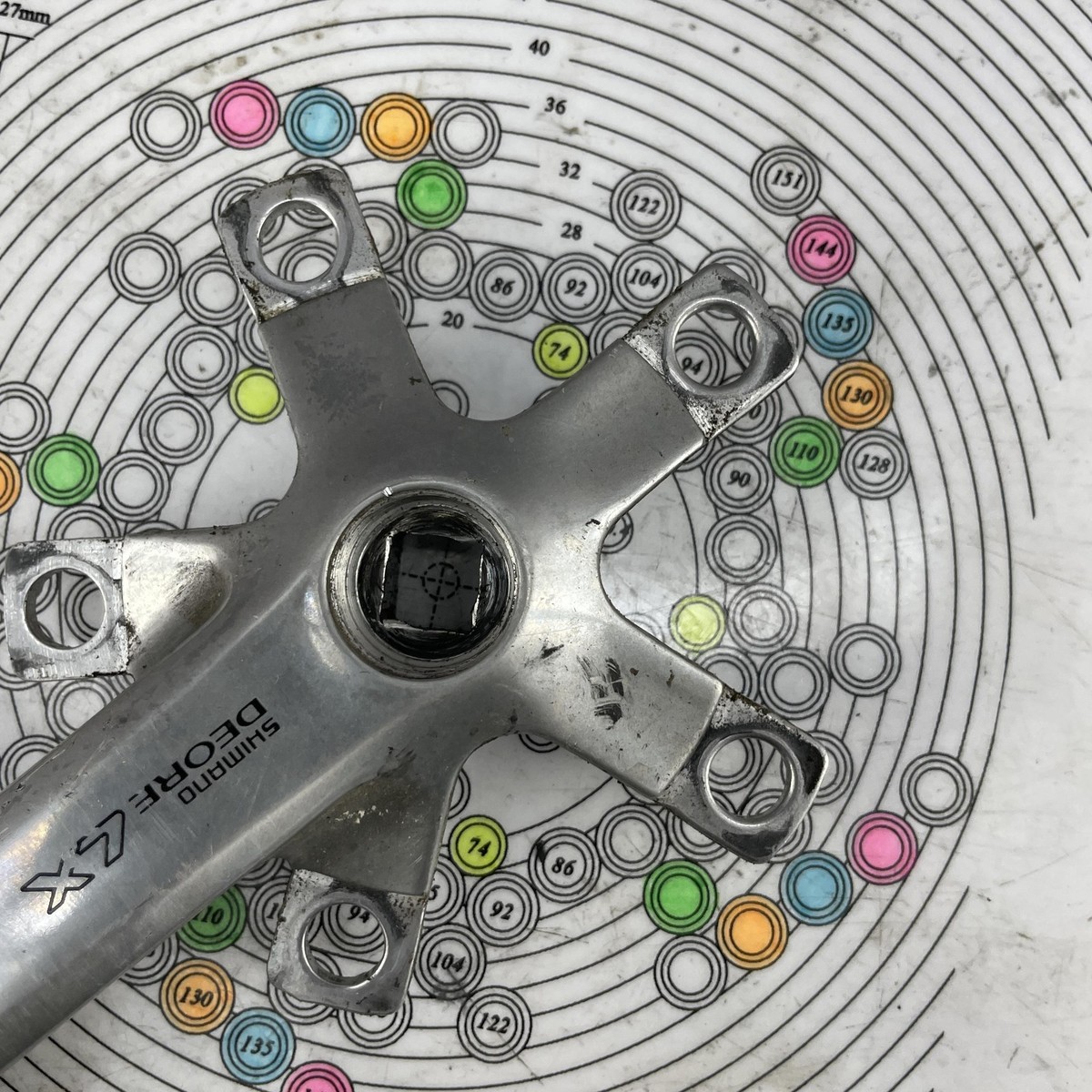 Vintage Shimano Deore LX FC-M563 Crank Arms 175mm 94 BCD Square