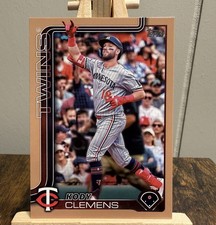 Topps 2025 Update Series Gold Kody Clemens Twins #US208 Serial Numbered /2025