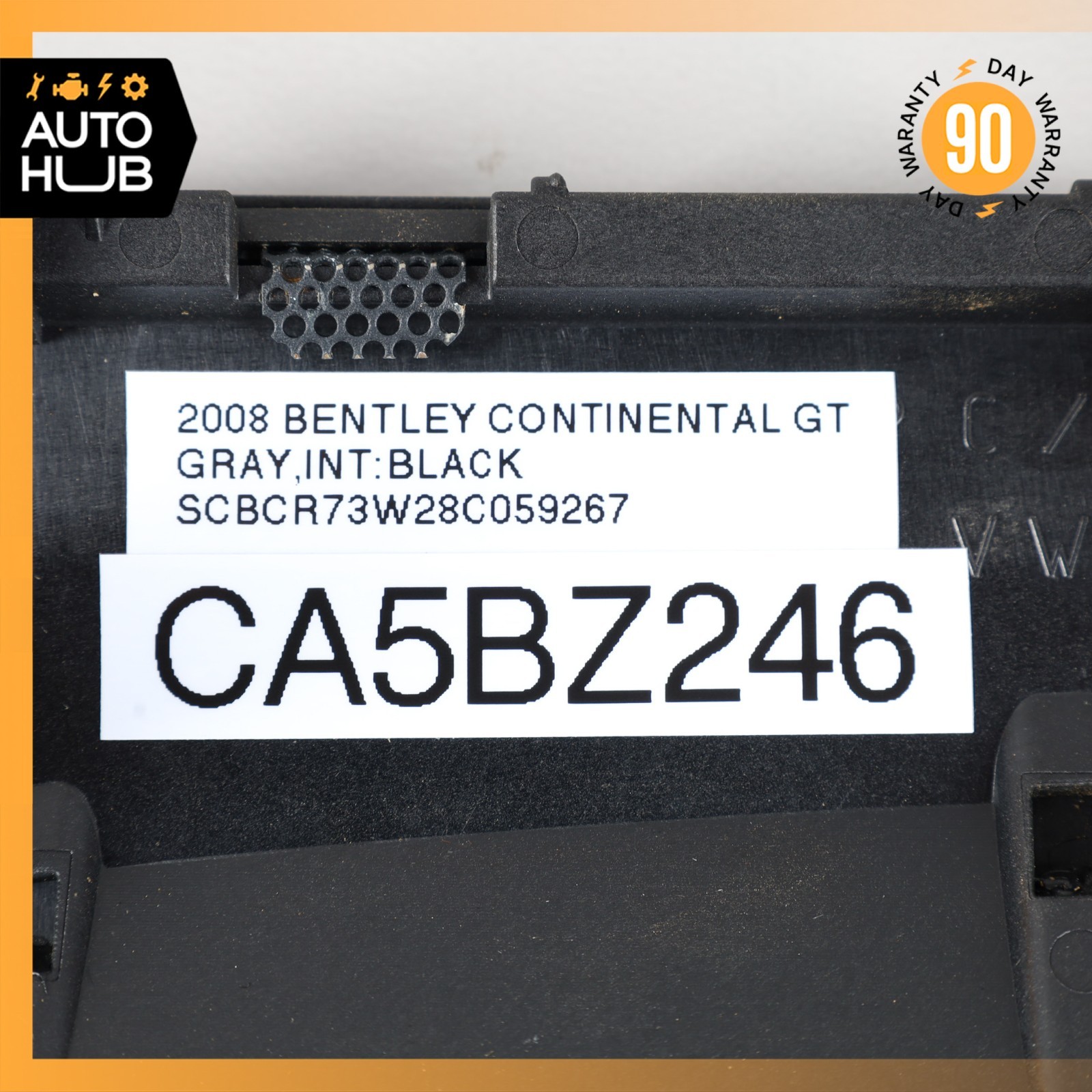 07-13 Bentley Continental GTC GT Dash Dashboard Speaker Cover Grille OEM 31k