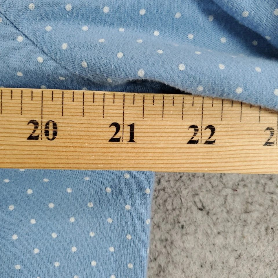 Camisa para dormir Lauren Ralph Lauren para mujer grande azul algodón tejido vestido lunares LRL Foto 4 de 4