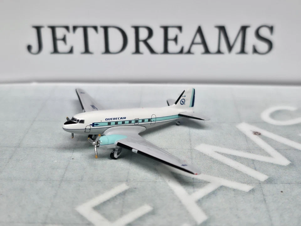 1/400 QUEBECAIR DOUGLAS CORP DC-3 (C-47A) 1960-Е ЦВЕТА CF-QBM АЭРОКЛАССИКА - Изображение 3 из 4