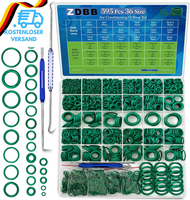 595 StüCk Automotive Ac O-Ringe Kit, Sae Und Metrische Klimaanlage O-Ringe Sorti