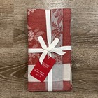 Williams Sonoma Holly Jacquard Dinner Napkins Set of 4 Christmas NEW 