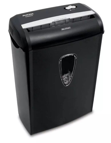 8 Sheet Cross-Cut Paper Shredder Credit Card Heavy Duty Destroy, Black Aurora GB - Picture 4 of 7