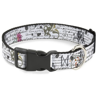 Plastic Clip Collar Poems NARROW-Medium 8.5-12'' (US IMPORT)